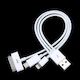 Адаптер питания Gembird A-USBTO16B 3 в1 зарядки смартфонов через micro-USB, iPhone4 и iPhone5