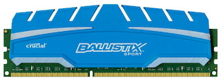 Память DDR3 8Gb 1600MHz Crucial (BLS8G3D169DS3CEU) RTL Ballistix Sport XT CL9