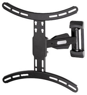 Кронштейн для ТВ Hama FULLMOTION черный 32"-70" макс.25кг настенный поворот и наклон 1зв XL (00118630)