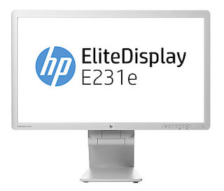 Монитор HP 23" EliteDisplay E231e White-Grey IPS LED 8ms 16:9 DVI Pivot 5M:1 250cd 170гр 160гр D-Sub