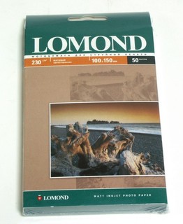 Бумага Lomond 10x15 230г/м2 50л.,матовая (0102034)