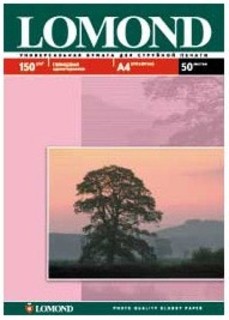 Бумага Lomond A4 150г/м2 50л.,глянцевая (0102018)