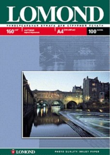Бумага Lomond A4 160г/м2 25л.,матовая (0102031)