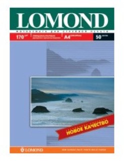 Бумага Lomond A4 170г/м2 25л. глянцевая/матовая 2х сторонняя (0102077)