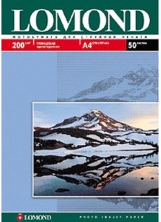 Бумага Lomond A4 200г/м2 25л.,глянцевая (0102046)