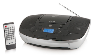 Аудиомагнитола Vitek VT-3470 серый/черный