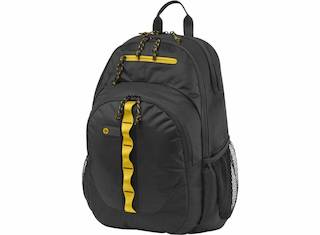 Сумка для ноутбука 15.6" HP F3W17AA Sport Backpack (Black/Yellow)