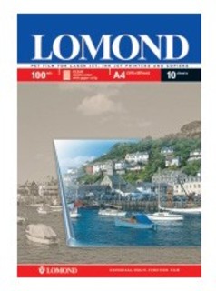 Пленка Lomond A4, 10л. универсальная, двухсторонняя (0710421)