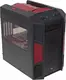 Корпус Aerocool Xperdator Cube Red черный w/o PSU mATX 2*120mm 2*140mm fan 2*USB3.0 audio HD screwless bott PSU