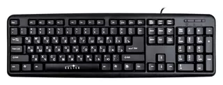 Клавиатура Oklick 180M черный USB