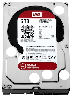 Жесткий диск WD Original SATA-III 5Tb WD50EFRX Red 64Mb 3.5"