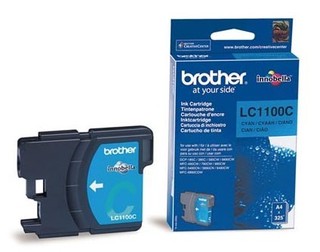 Картридж струйный Brother LC1100C cyan для DCP-385C/MFC-990CW/DCP-6690CW (325 стр)