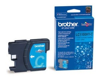 Картридж струйный Brother LC1100HYC для DCP-6690CW cyan (750 стр)