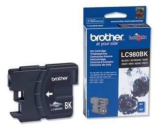 Картридж струйный Brother LC980BK black для DCP-145C/DCP-165C/MFC-250C (300 стр)