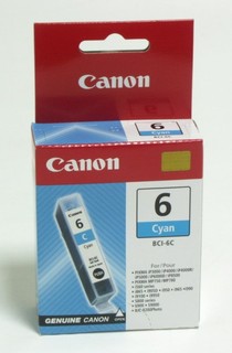 Картридж струйный Canon BCI-6 4706A002 cyan for BJC-8200 Photo, BJ-S-800/S-900/I950/I9100