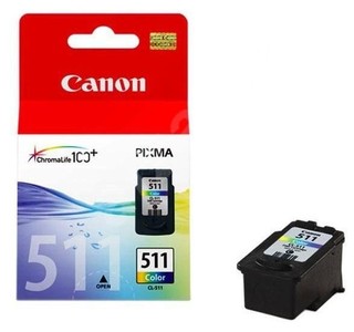 Картридж струйный Canon CL-511 2972B007 цветной для PIXMA MP240/MP260/MP480 (9мл)