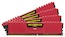Память DDR4 4x4Gb 2800MHz Corsair (CMK16GX4M4A2800C16R) RTL Unbuff Red