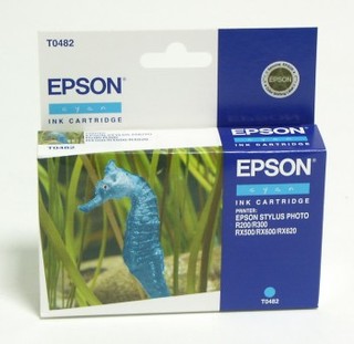 Картридж струйный Epson C13T048240 cyan for Stylus Photo R300/RX500