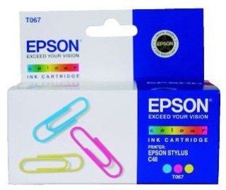 Картридж струйный Epson C13T067040 color for Stylus C48