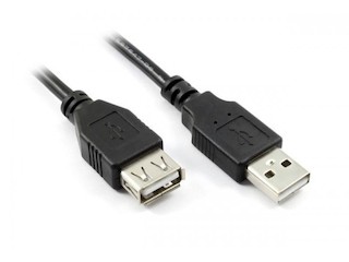 Кабель удлинитель USB2.0 Pro Gembird CCP-USB2-AMAF-6, AM/AF, 1.8м, экран, черный, пакет