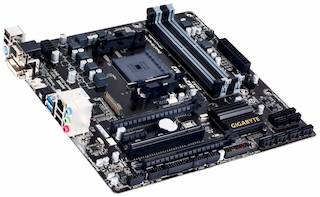 Материнская плата Gigabyte GA-F2A88XM-D3H Soc-FM2+ AMD A88X 4xDDR3 mATX AC`97 8ch(7.1) GbLAN+VGA+DVI+HDMI