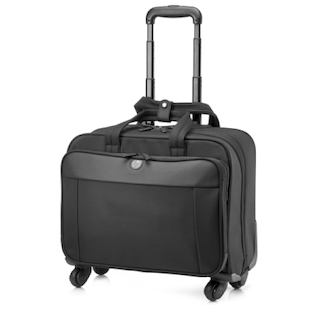 Сумка для ноутбука 17" HP Business 4wheel Roller Case черный синтетика (H5M93AA)