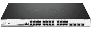Коммутатор D-Link DGS-1210-28P/ME/FTA1A 24-порта 10/100/1000BASE-T PoE+ Managed Gigabit Switch