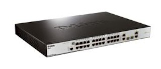 Коммутатор D-Link DES-3200-28P/C1A 24-Port 10/100Mbps PoE + 2 Combo 1000BASE-T/SFP