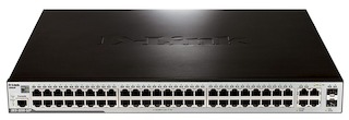 Коммутатор D-Link DES-3200-52P  48 портов PoE 10/100Mbps + 2 10/100/1000Mbps + 2 комбо SFP