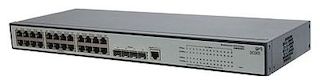 Коммутатор HP (JE007A) V1910-24G-PoE, 365W, 24x10/100/1000 Mbps PoE, 4xSFP ports, L2, CLI, 19"