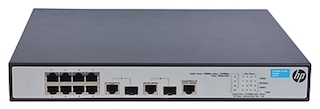 Коммутатор HP 1910 (JG537A) 8-портов 10/100BASE-T PoE+/SFP