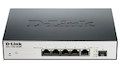 Коммутатор D-Link DGS-1100-06/ME 5-портов 10/100/1000BASE-T 5 10/100/1000Base-T ports and 1 SFP