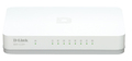 Коммутатор неуправляемый D-LINK DGS-1008A/C1A 8x10/100/1000Mbps, Green Ethernet