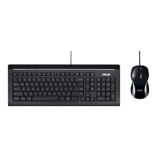 Клавиатура Asus U3500 черный USB тонкая Multimedia