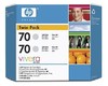 Картридж струйный HP 70 CB342A Light Grey  (упаковка из 2 шт C9451A) для DJ Z2100/Z3100