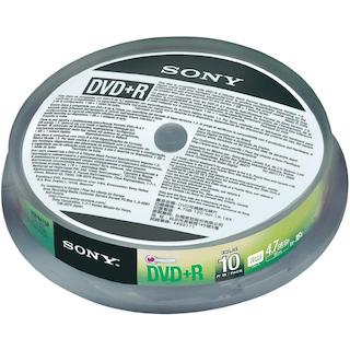 Диск DVD+R Sony 4.7 Gb, 16x, Cake Box (10), (10/200) 10DPR47SP