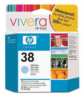 Картридж струйный HP C9415A N 38 cyan with Vivera Ink