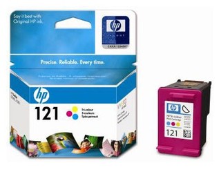 Картридж струйный HP CC643HE №121 color для F4283/D2563 (165 стр)