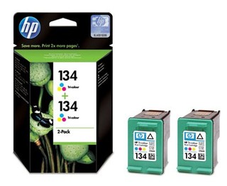 Картриджи струйные HP C9505HE цветные (2 x C9363HE) для DJ 6543/5743/5740/6843, PS 8153/8453