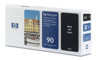 Печат.головка + чист.головка HP C5054A black №90 для Designjet 4000/4000ps/4500/4500ps