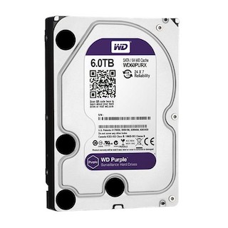 Жесткий диск WD Original SATA-III 6Tb WD60PURX Purple (5400rpm) 64Mb 3.5"