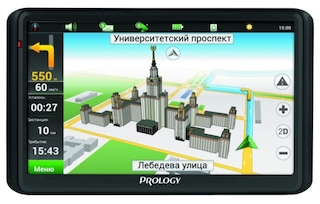 Навигатор Автомобильный GPS Prology iMAP-5600 5" 480x272 4Gb microSD Navitel Gun Metal