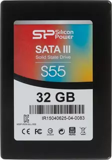 Накопитель SSD Silicon Power SATA III 32Gb SP032GBSS3S55S25 S55 2.5"