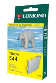 Картридж струйный Lomond T044440 yellow for Epson Stylus C84 Photo Edition/64/cx6400 (L0202584)