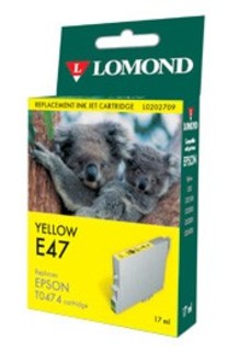 Картридж струйный Lomond T04744A yellow for Epson Stylus C63 Photo Edition (L0202574)