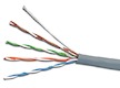 Кабель UTP 4 Pairs cat 5E 305m solid (AWG26) CCA alloy grey 305м