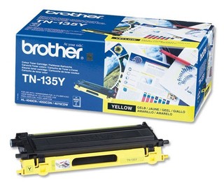 Картридж-тонер Brother TN135Y yellow cyan HL4040CN/4050CN/MFC 9040CN/9440CN (4 000 стр)