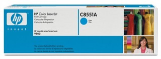 Тонер картридж HP C8551A cyan for Color LaserJet 9500