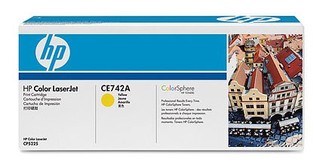 Тонер картридж HP CE742A желтый для CLJ CP5225 (7 300 стр)