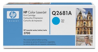 Тонер картридж HP Q2681A cyan for Color LaserJet 3700
